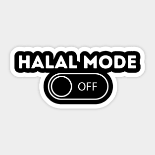 HALAL MODE ON Sticker